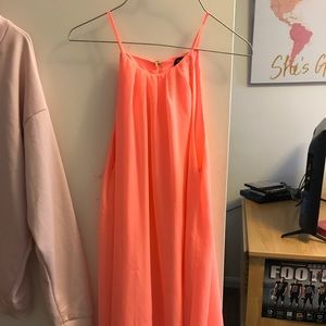 Rue 21 neon pink/orange dress